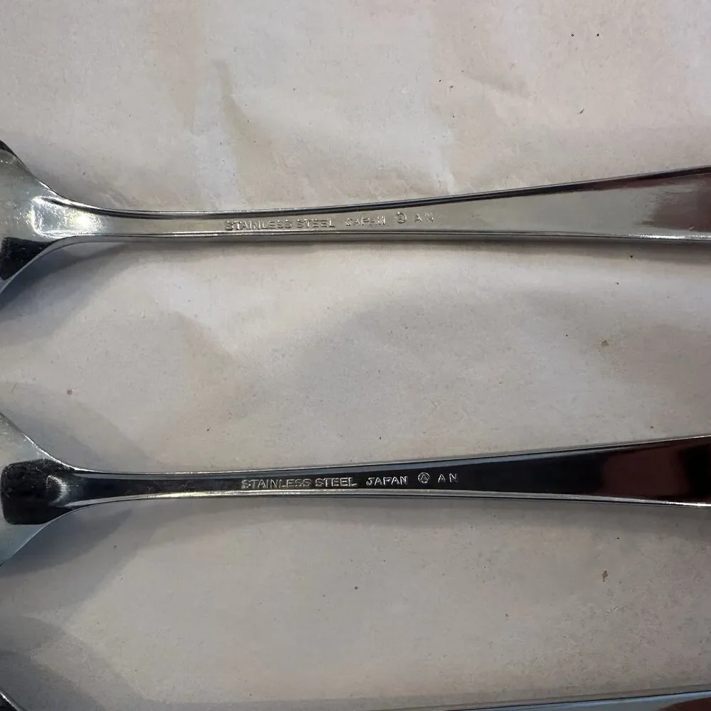 Spritely Rose Flatware Creative Manor Set Of 6 Iced Tea Spoons Vintage